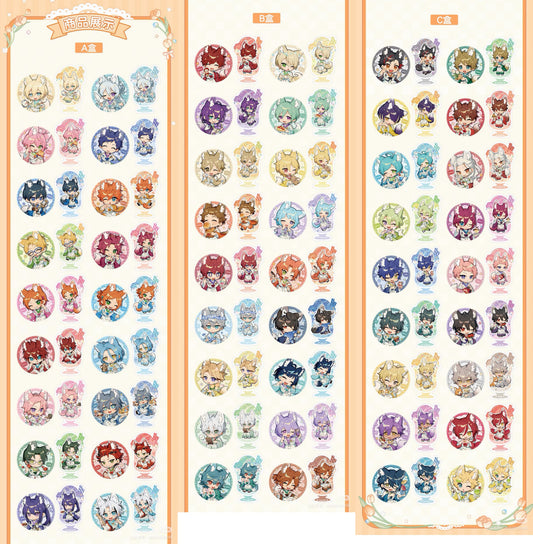 【2607予約】偶像夢幻祭 花境茶歇缶バッジカードセット 中国限定グッズ代行