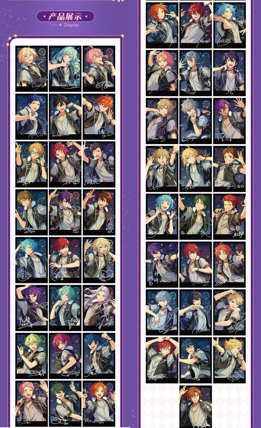 【2505予約】偶像夢幻祭 絵影フィルム　黒舞台チェキ　プロフカード