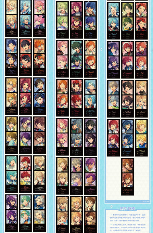 【2505予約】偶像夢幻祭 絵影フィルム　黒舞台チェキ　プロフカード