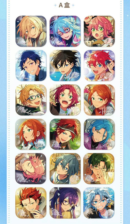 【2605】偶像夢幻祭　追光スクエア缶バッジ第4弾　中国限定グッズ代行予約