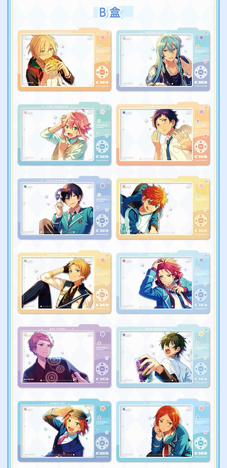 【2511予約】偶像夢幻祭 vlog撮影アクリルカード 中国限定グッズ代行