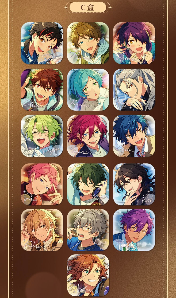 【2512】偶像夢幻祭　追光スクエア缶バッジ第3弾　中国限定グッズ代行予約