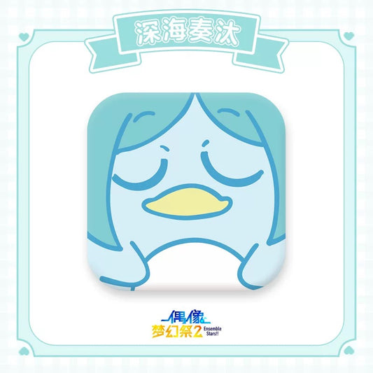 【2603予約】偶像夢幻祭　ぶくスタお顔シリーズレザーバッジ第3弾　anst中国  中国限定グッズ代行